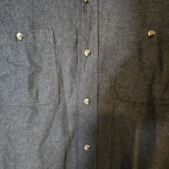 Red Head Brand Co Chamois Flannel Shirt Size XL Gray Long Sleeve Button Up - Picture 5 of 5